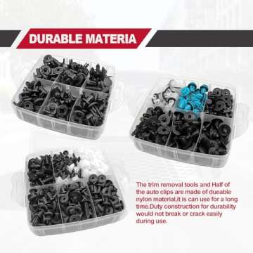 801 PCS Car Retainer Clips Kit for Easy Vehicle Repairs