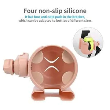 Suranew Adjustable Stroller Cup Holder with Phone Holder