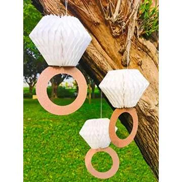 Rose Gold Glitter Engagement Party Decorations for Celebration