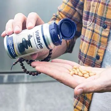 VITÄLZYM Proteolytic Systemic Enzymes Liquid Gel Capsules with Serrapeptase, Immune and Joint Support, Natural Ache Relief Plus Fertility Supplement (360 Capsules)