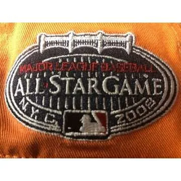 '47 New York Yankees Cooperstown Double Under Clean Up Dad Hat Baseball Cap - Mango/All Star Game Side Patch, One Size