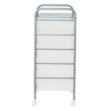 Honey-Can-Do 5-Drawer Rolling Storage Cart for Organization