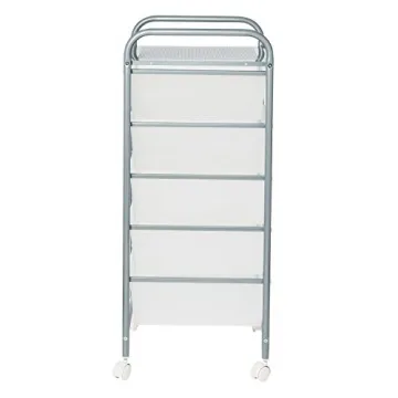 Honey-Can-Do 5-Drawer Rolling Storage Cart for Organization