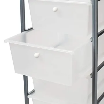 Honey-Can-Do 5-Drawer Rolling Storage Cart for Organization