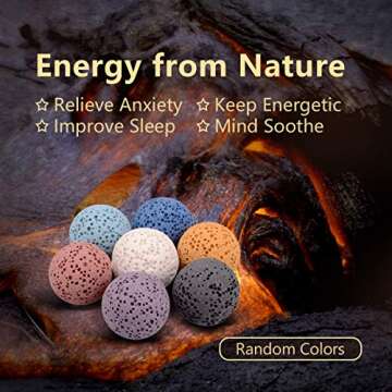 Stylish Sunflower Lava Stone Diffuser Necklace for Wellness