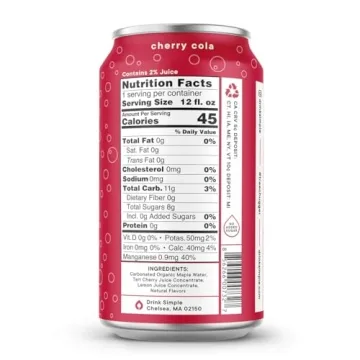Sparkling Cherry Cola Maple Water - Natural Hydration Drink