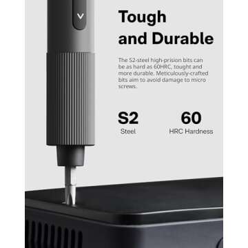 HOTO Electric Precision Screwdriver Set, 25 in 1 Magnetic Small Screwdriver Set, Mini Electric Screwdriver Set for Eyeglasses, Electronics, Watches, Phones, Laptops, Cameras Repair Kit