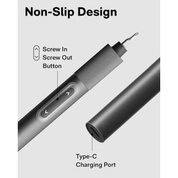 HOTO Electric Precision Screwdriver Set, 25 in 1 Magnetic Small Screwdriver Set, Mini Electric Screwdriver Set for Eyeglasses, Electronics, Watches, Phones, Laptops, Cameras Repair Kit