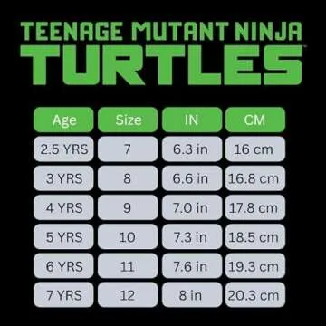 Josmo Boy's Ninja Turtles Lighted Sneakers (Toddler/Little Kid), Black/Green, 8