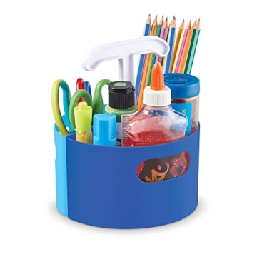 Learning Resources Create-a-Space Storage Mini Center - Blue, Classroom Craft Keeper, Maker Space, S...