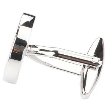 Dannyshi Mens Classic Initial Cufflinks A-Z Stylish Gift
