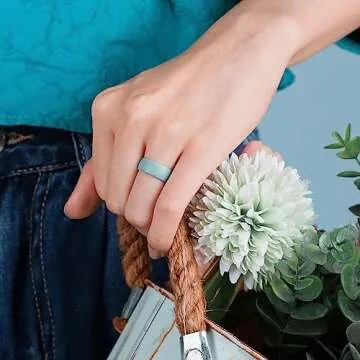 Egnaro Ergonomic Silicone Rings for Women | Breathable & Stylish