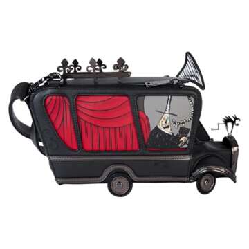 The Nightmare Before Christmas Mayor-Mobile Figural Light Up Lenticular Crossbody Bag