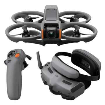 DJI Avata 2 Fly More Combo - Immersive 4K FPV Drone, Goggles 3 & Motion RC Included