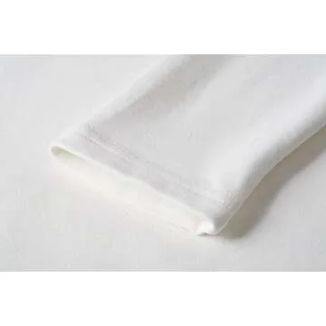 HieasyFit Women's Cotton Turtleneck Top Basic Layering Thermal Underwear Ivory M