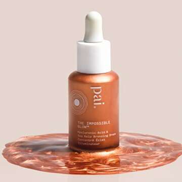 Pai Skincare - The Impossible Glow Organic Hyaluronic Acid + Sea Kelp Glow Drops | Natural, Vegan, S...