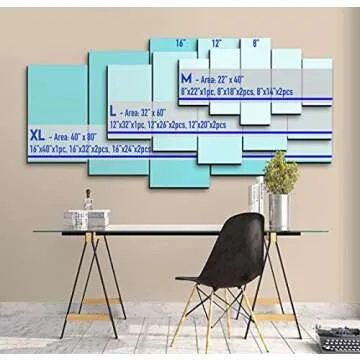 JESC Wall Decor Star Poster Wall Art Natural Wood Handmade Solid Wood Inner Frame Lightweight and Easy to Put Up (W) 40''x22'' (H)