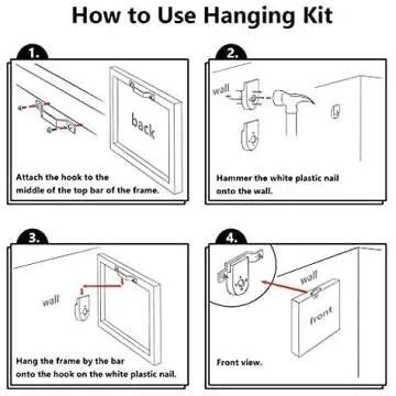 JESC Wall Decor Star Poster Wall Art Natural Wood Handmade Solid Wood Inner Frame Lightweight and Easy to Put Up (W) 40''x22'' (H)