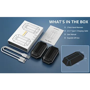 Rechargeable Hand Warmers for Outdoors & Gifts