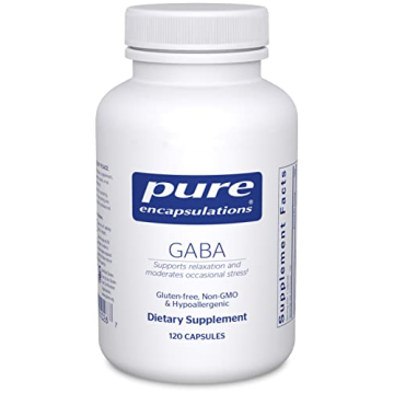 Pure Encapsulations GABA Supplement for Stress & Sleep Support