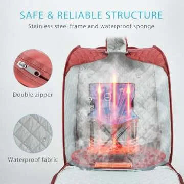 VIVOHOME Portable Personal Steam Sauna Spa with 1.8L 800 Watt Steam Generator, Foldable Chair, Home Sauna Spa Tent for Detox Relaxation, Brown