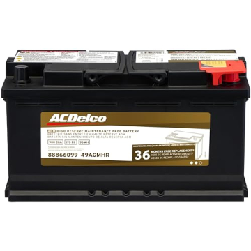 ACDelco Gold 49AGMHR Battery with 36 Month Warranty