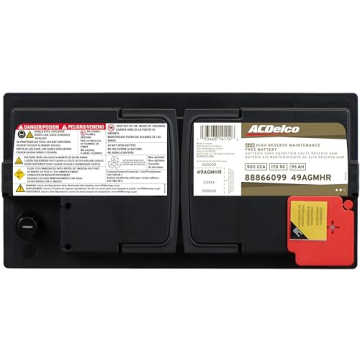 ACDelco Gold 49AGMHR Battery with 36 Month Warranty