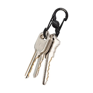 Nite Ize S-Biner MicroLock - Secure Key Carabiner (2 Pack)