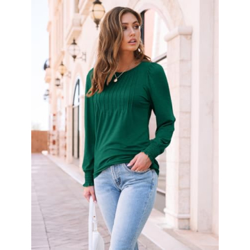 AUTOMET Women's Fall Long Sleeve Tops & Blouses