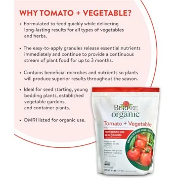 Burpee Organic Tomato & Vegetable Granular Plant Food 4 lb