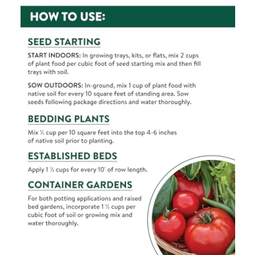 Burpee Organic Tomato & Vegetable Granular Plant Food 4 lb