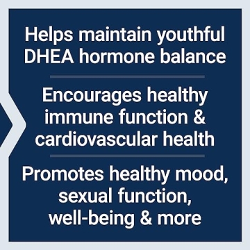 Life Extension DHEA 25 mg – Supplement for Hormone Balance, Immune Support, Sexual Health, Bone & Cardiovascular Health and Anti-Aging and Mood Support – Gluten-Free, Non-GMO – 100 Capsules