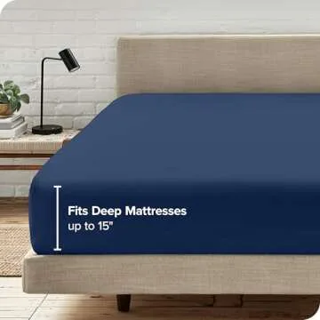 Bare Home Twin Fitted Sheet - Premium Microfiber Comfort