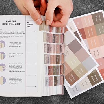 Stylish Earth Tone Bible Tabs - Easy to Read & Apply for Everyone