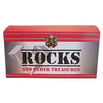 Sunshine Box Rock Collection Box for Kids - 10 x 6 x 6