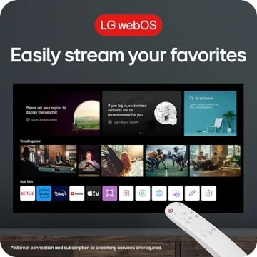 LG CineBeam Q 4K Portable Projector with Smart Features