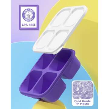 5 Pcs Bento Snack Containers, Reusable 4 Compartment Divided Food Storage Containers, Divided Lunchable Container for School, Work and Travel (5 Color)