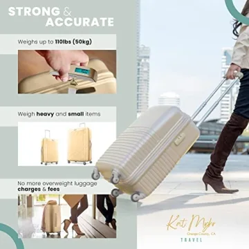 Kat Myhr Digital Luggage Scale for Hassle-Free Packing