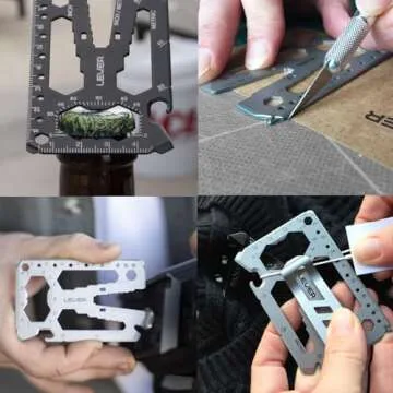 Toolcard Pro: 40-in-1 Credit Card Multitool by Lever Gear
