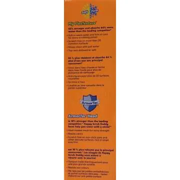 Scrub Daddy Dish Daddy Soap Dispensing Dish Wand Sponge, Combo Pack