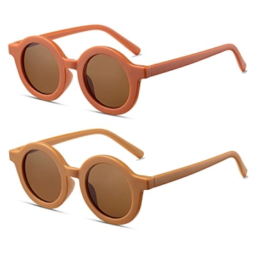 Bouryo Kids Sunglasses UV400 Protection Flexible Frame