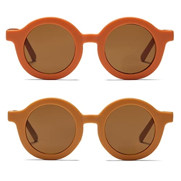 Bouryo Kids Sunglasses UV400 Protection Flexible Frame