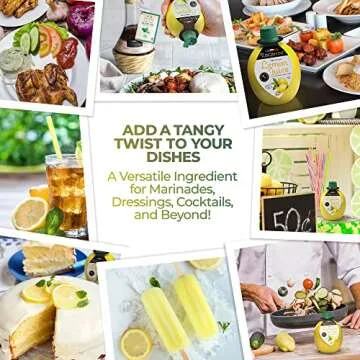 Tuscanini 100% Sicilian Lemon Juice, Not from Concentrate, 6.7oz Lemon Shaped Convenient Squeeze Bottle | No Water Added | Product of Italy | Certified Kosher (Including Passover)