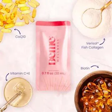 BeMe Radiant Liquid Collagen Drink for Skin, Hair & Nails