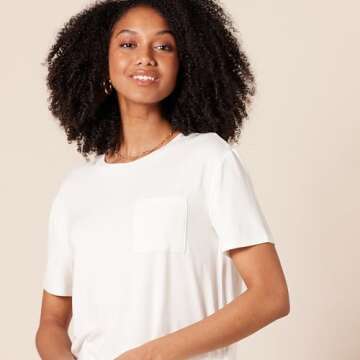 Amazon Essentials Women's Relaxed-Fit T-Shirt Pack of 2