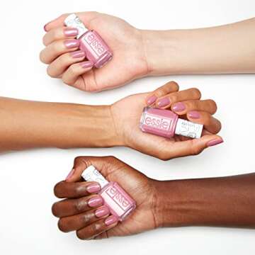 essie Vegan Nail Polish, Limited Edition Valentine's Day 2022 Collection, Pink, Pretty in Ink, 0.46 Ounce