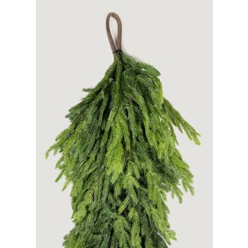 Afloral Deluxe Norfolk Pine Garland Full 96 Inch