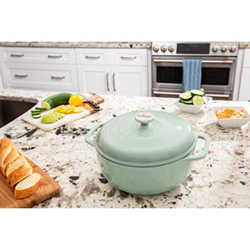 Lodge Enameled Cast Iron Dutch Oven for All Cooking Needs