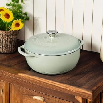 Lodge Enameled Cast Iron Dutch Oven for All Cooking Needs