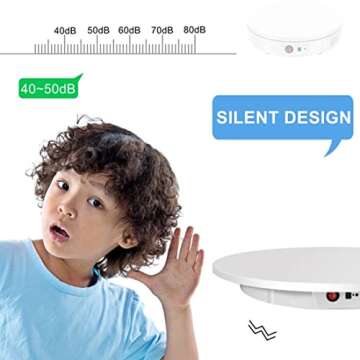 PUOSUO 16.5inch Rotating Display Stand for Product Showcase